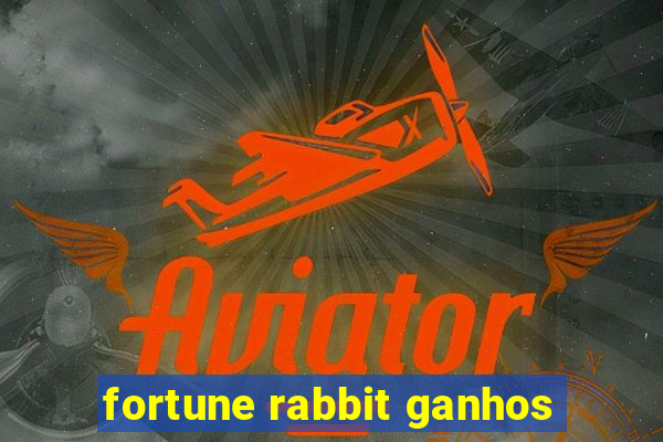 fortune rabbit ganhos