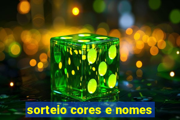 sorteio cores e nomes