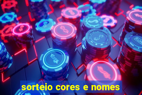 sorteio cores e nomes