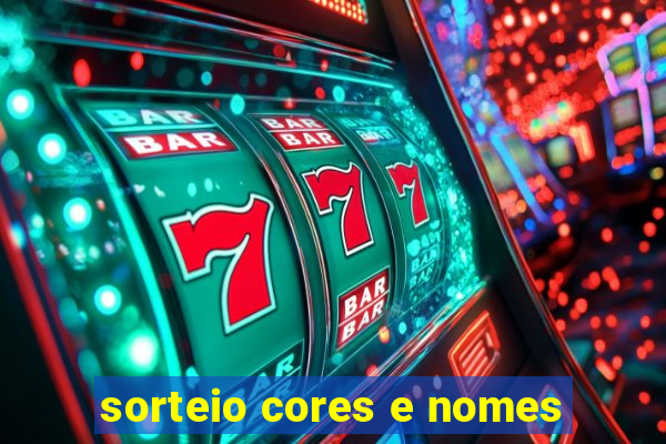 sorteio cores e nomes