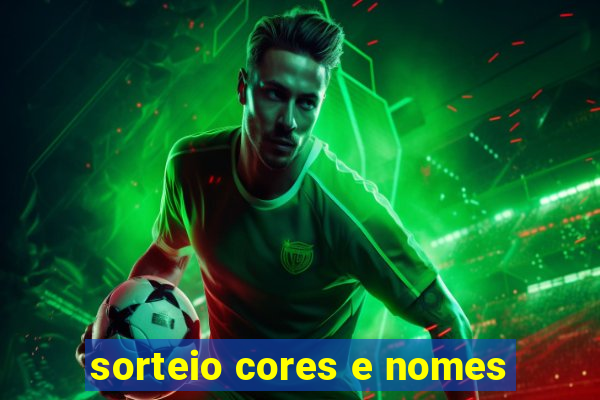 sorteio cores e nomes