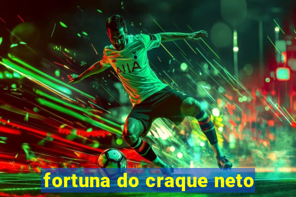 fortuna do craque neto