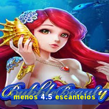 menos 4.5 escanteios