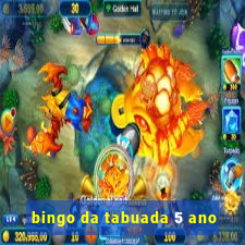 bingo da tabuada 5 ano