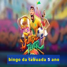 bingo da tabuada 5 ano