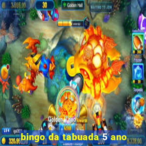 bingo da tabuada 5 ano