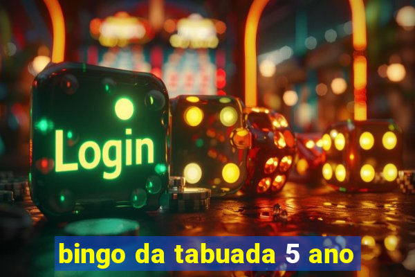 bingo da tabuada 5 ano