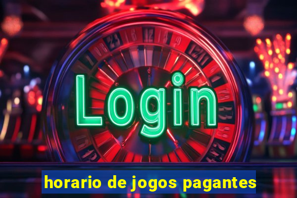 horario de jogos pagantes