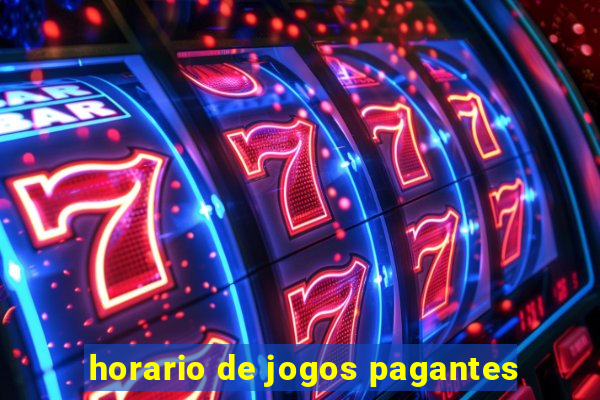 horario de jogos pagantes