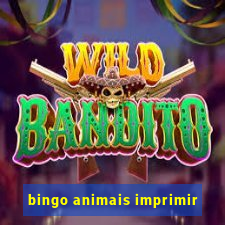 bingo animais imprimir