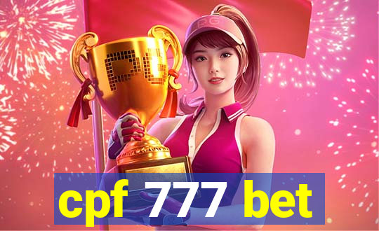 cpf 777 bet