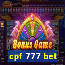 cpf 777 bet