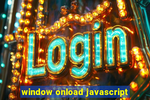 window onload javascript