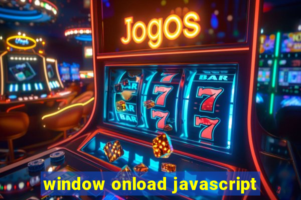 window onload javascript