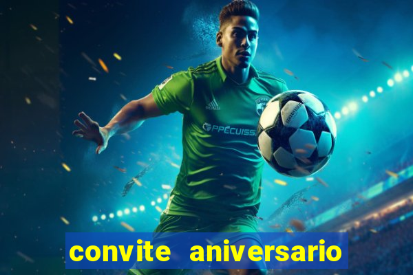 convite aniversario infantil futebol