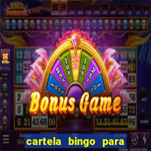 cartela bingo para cha de cozinha imprimir gratis