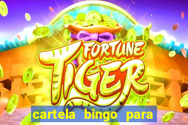 cartela bingo para cha de cozinha imprimir gratis