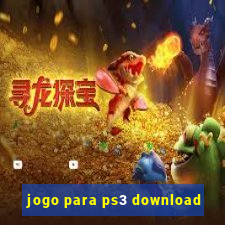 jogo para ps3 download