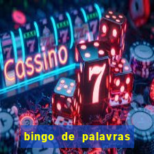 bingo de palavras cha de bebe