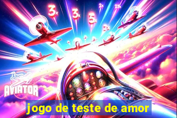 jogo de teste de amor