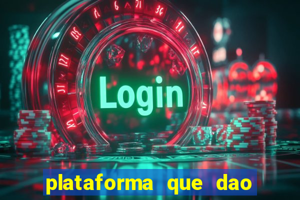 plataforma que dao bonus no cadastro