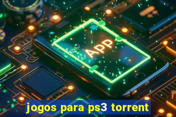 jogos para ps3 torrent