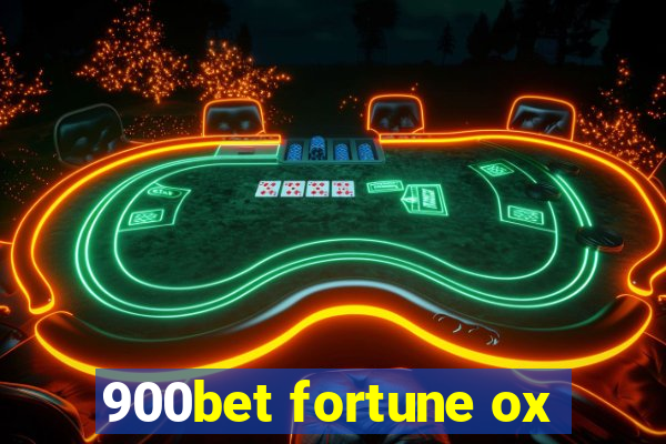 900bet fortune ox