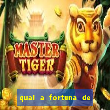 qual a fortuna de raiam santos