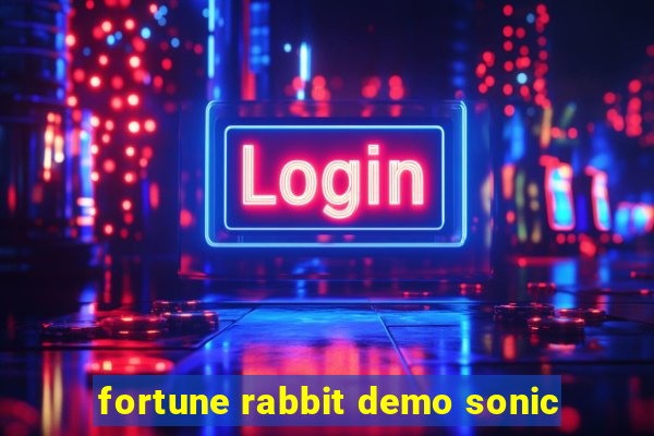 fortune rabbit demo sonic