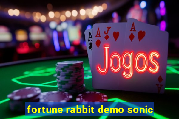 fortune rabbit demo sonic