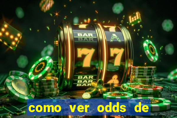 como ver odds de jogos passados