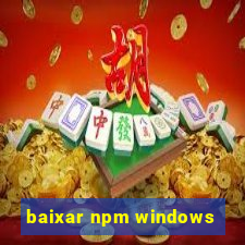 baixar npm windows