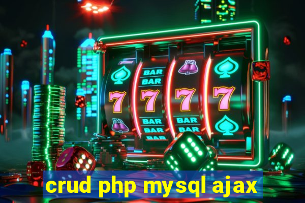 crud php mysql ajax