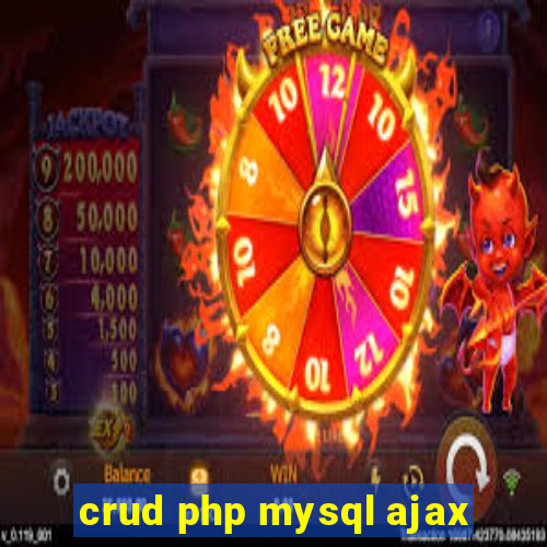 crud php mysql ajax