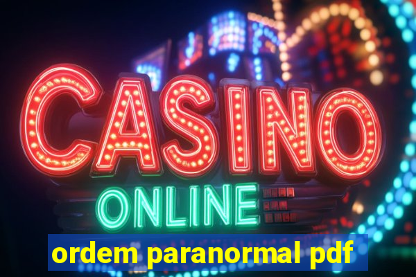 ordem paranormal pdf