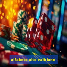 alfabeto alto valiriano