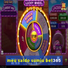 meu saldo sumiu bet365