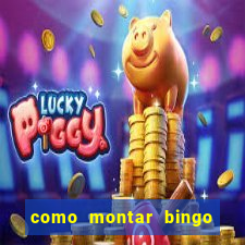 como montar bingo brinquedos toia