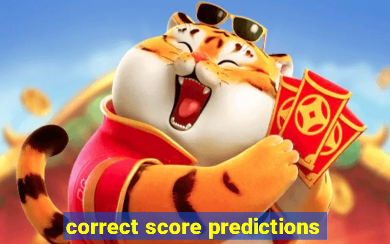 correct score predictions