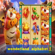 wonderland alphabet comic studio