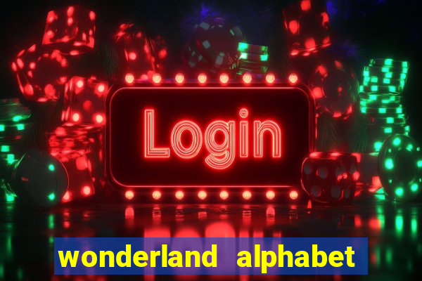 wonderland alphabet comic studio