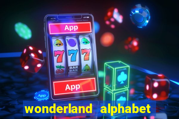 wonderland alphabet comic studio