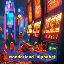 wonderland alphabet comic studio