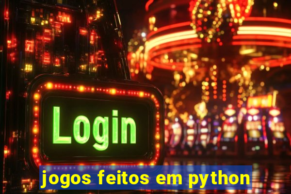 jogos feitos em python