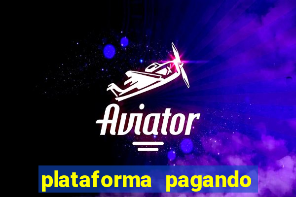 plataforma pagando no cadastro cassino