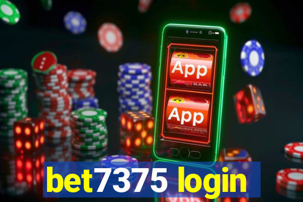 bet7375 login