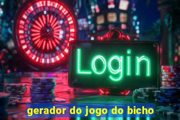 gerador do jogo do bicho