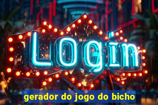 gerador do jogo do bicho