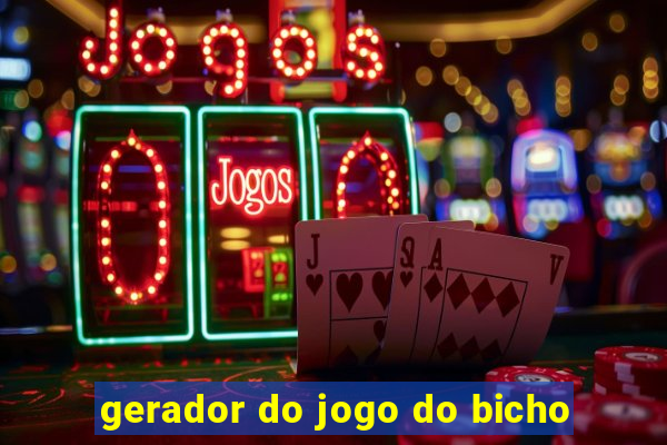 gerador do jogo do bicho