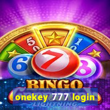 onekey 777 login